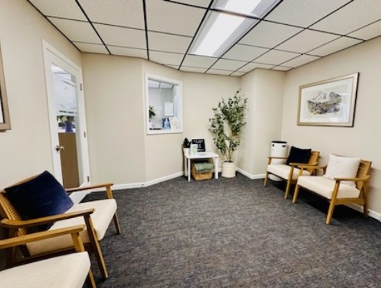 Reception area at Dental Essentials of Rocky Hill